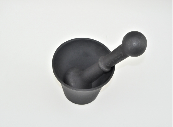 Gewürzmörser Stößer Kräuter-Zerkleinerer aus Gusseisen mit Stößel 18 cm